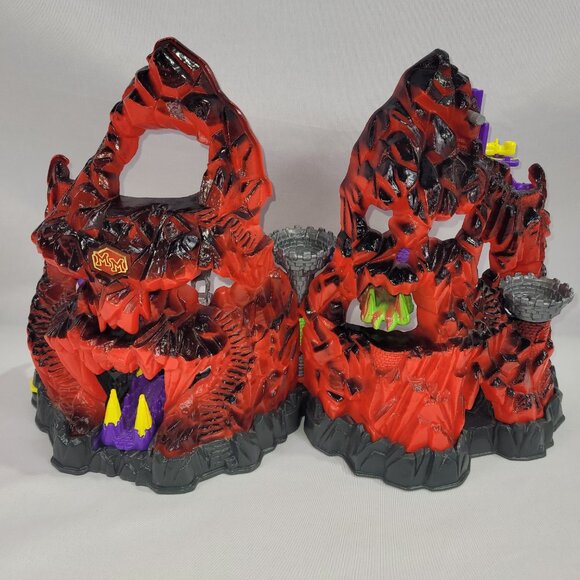 Mighty Max Skull Mountain 12" Vintage 1992 Volcano Micro Playset by Bluebird Toy - Picture 3 of 3